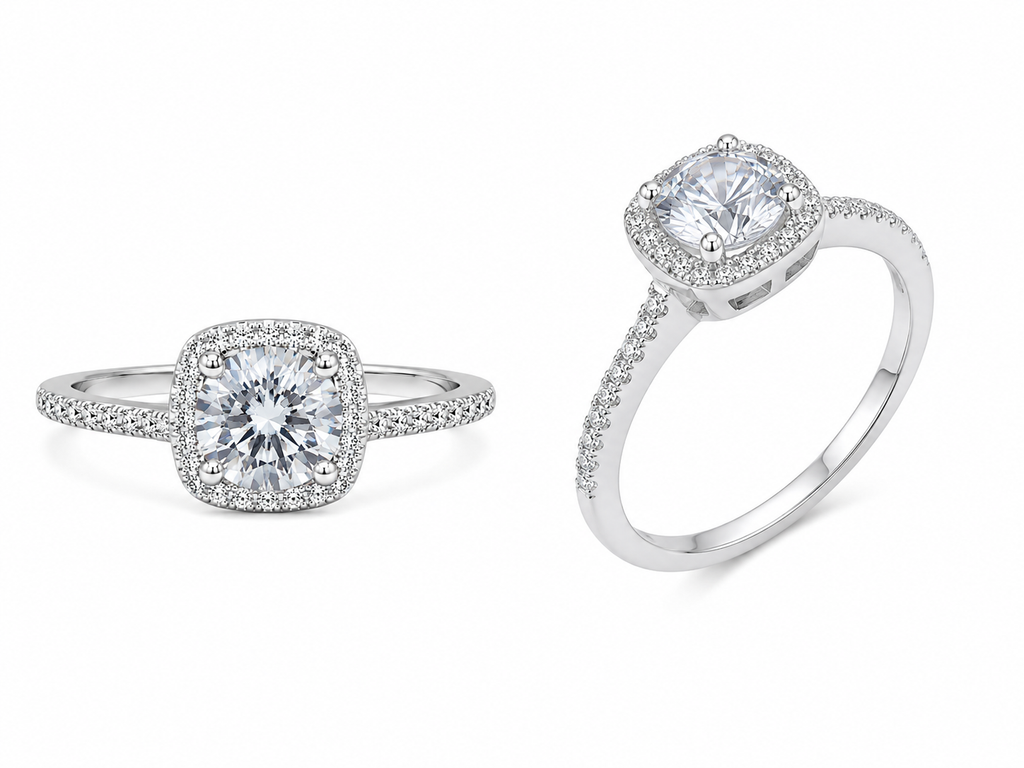 Anillo Solitario Cushion