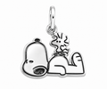 Dije Snoopy Acostado con Woodstock