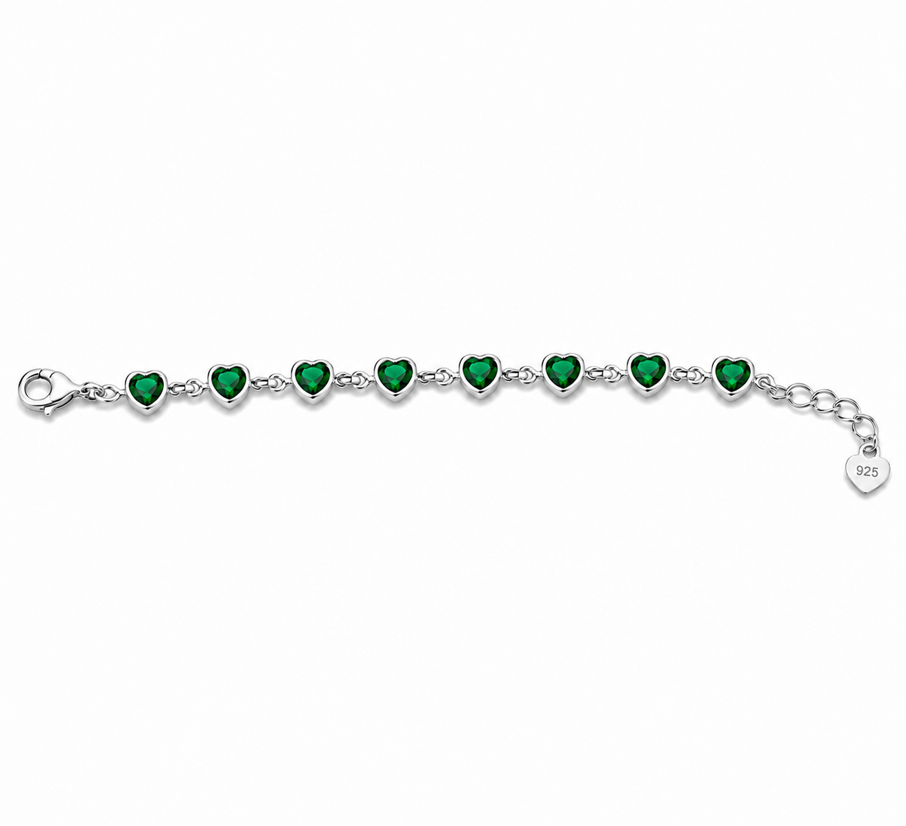 Pulsera Corazón Cristal