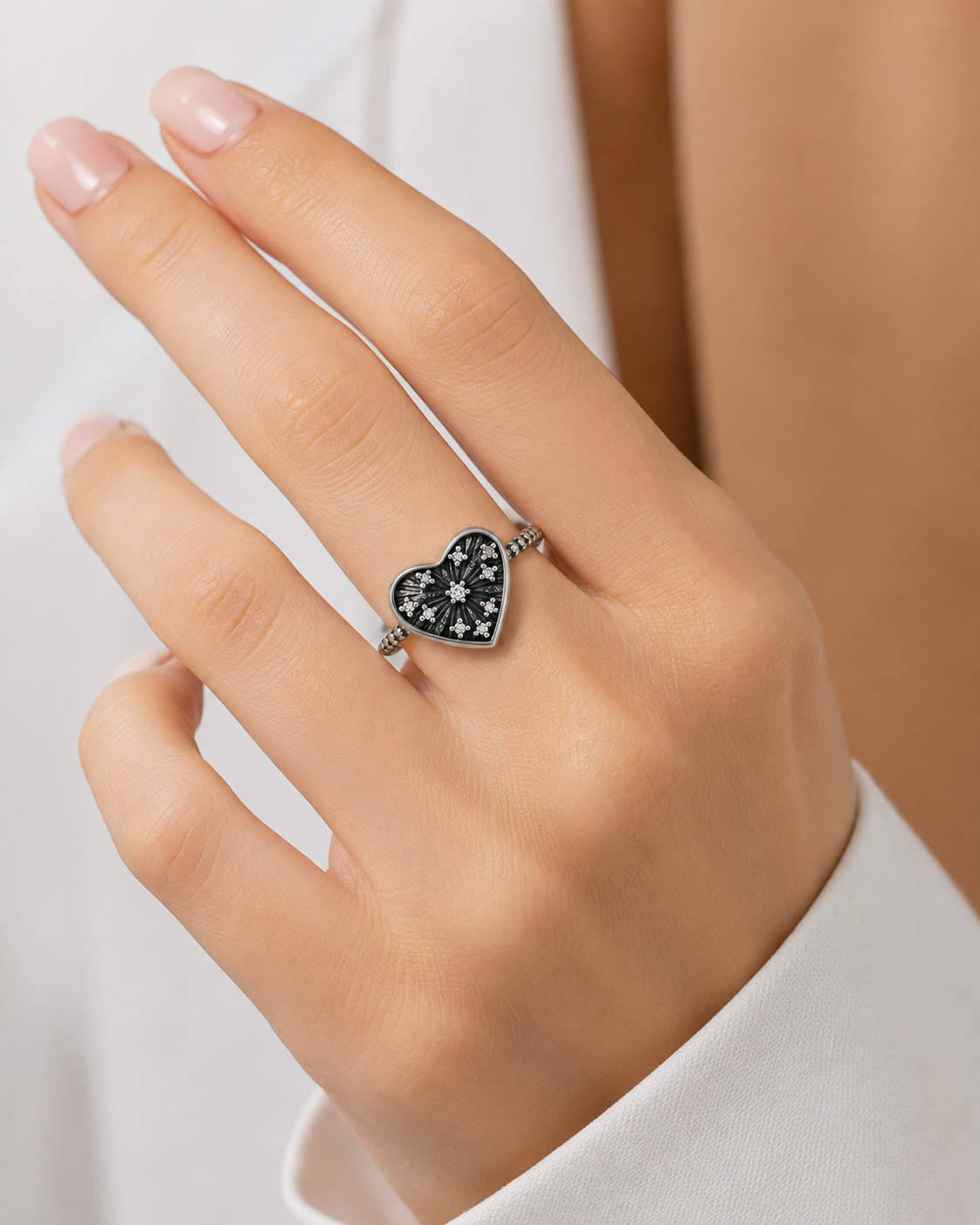 Anillo Corazón Vintage