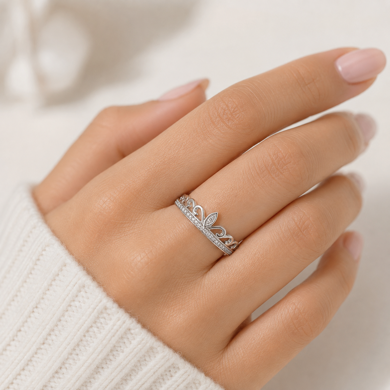 Anillo Tiara Real