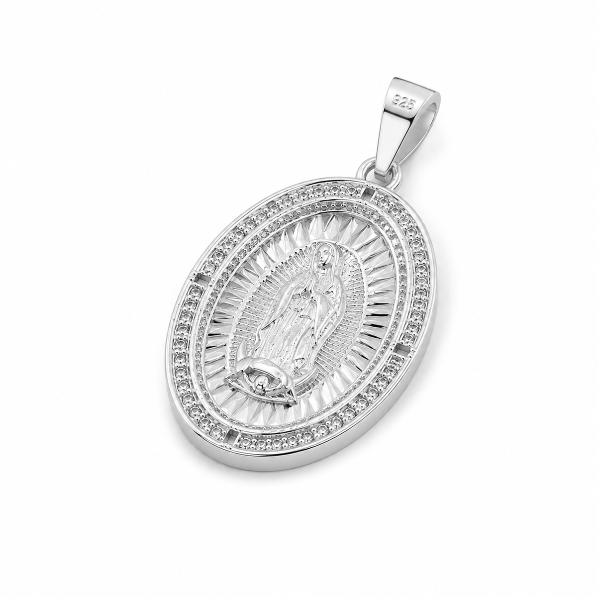 Medalla Oval Virgen de Guadalupe