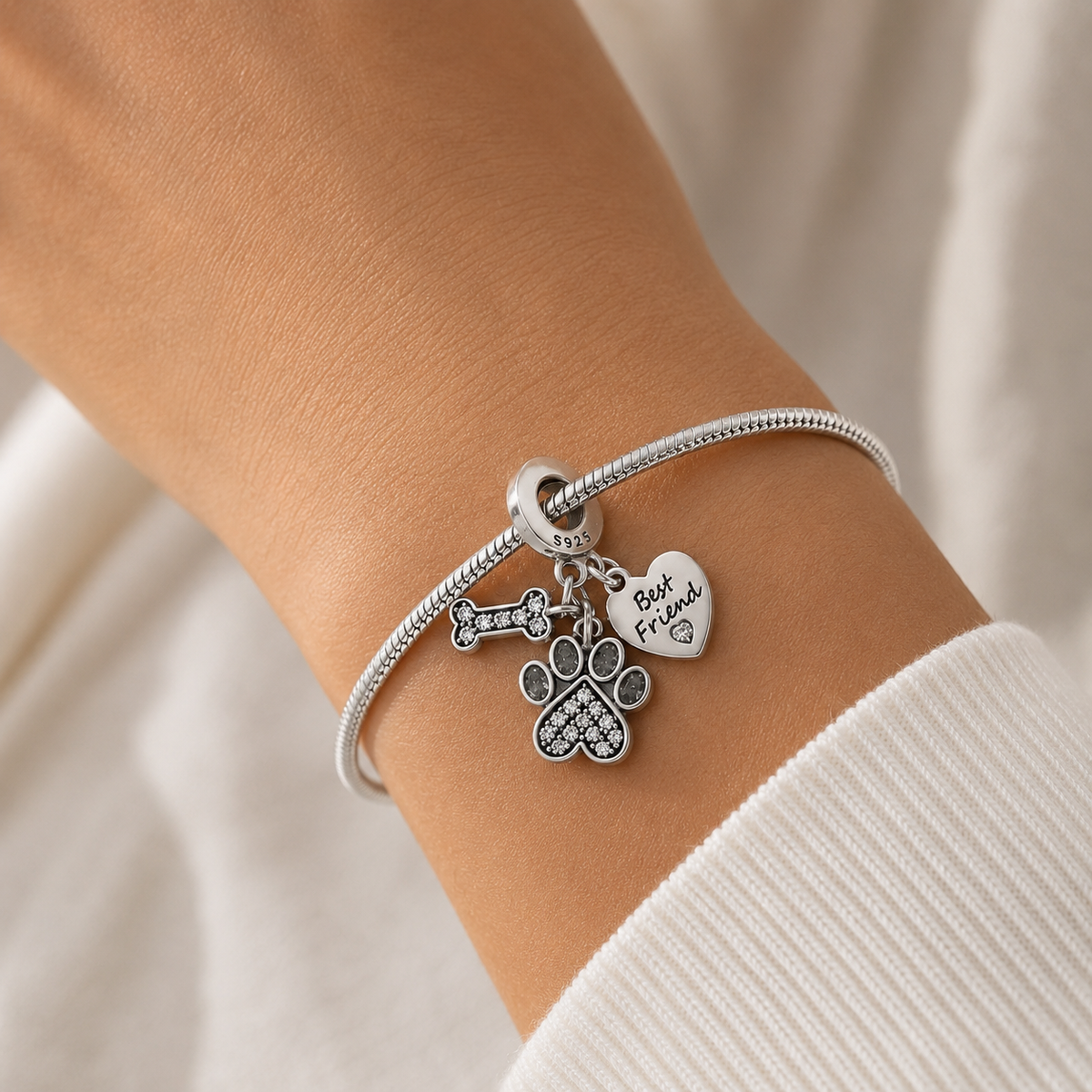 Charm Huella Best Friend