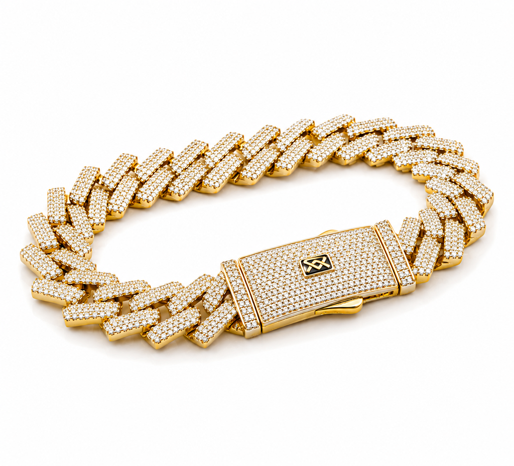 Pulsera Mónaco Oro 7 mm