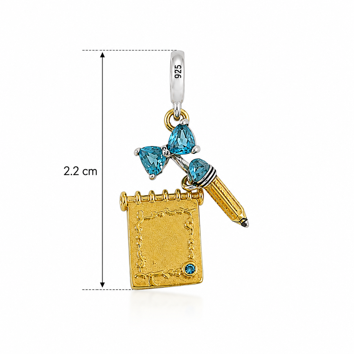 Charm Cuaderno y Lápiz