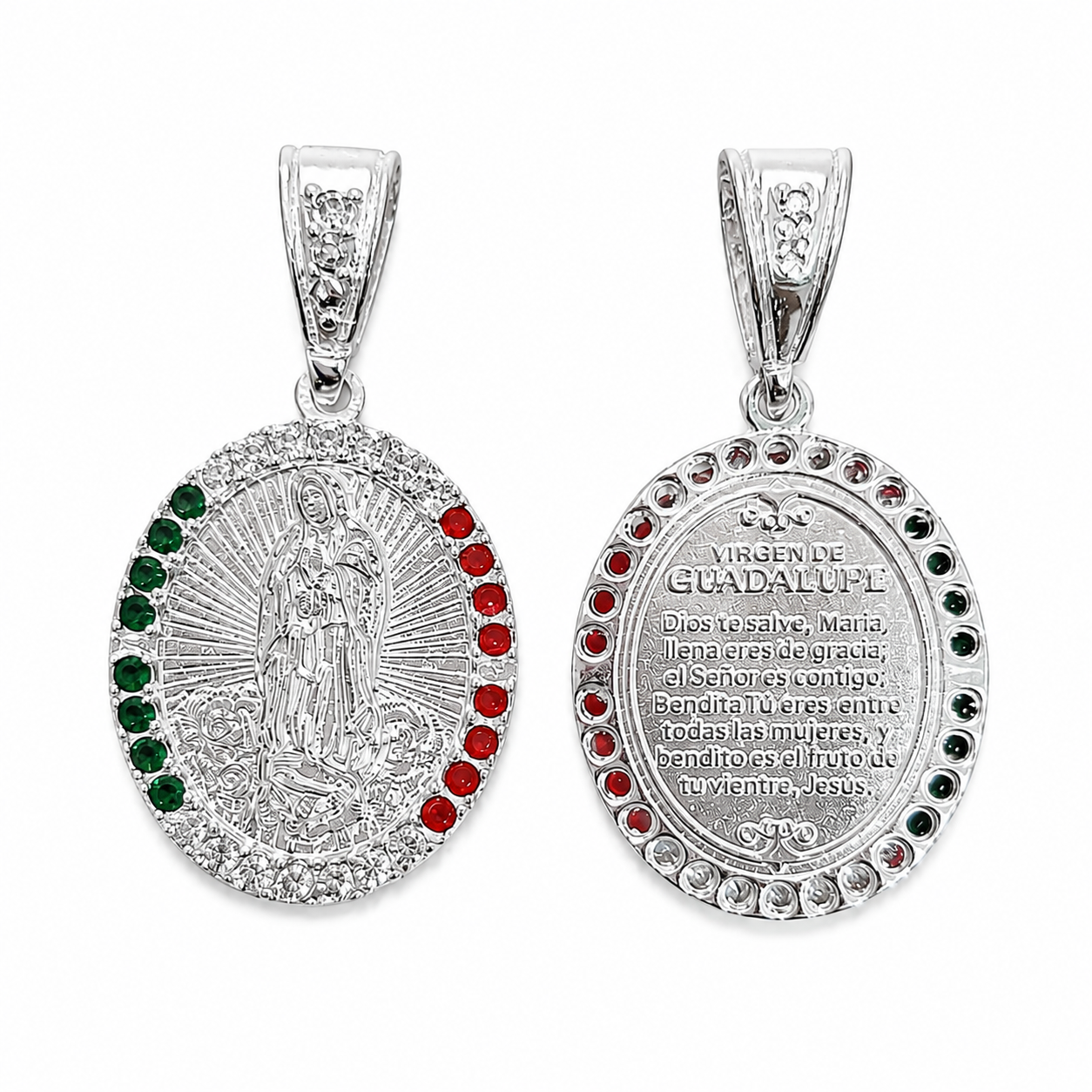 Medalla Virgen de Guadalupe Doble Vista