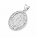 Medalla Virgen de Guadalupe Oval Grande