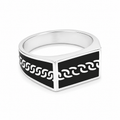 Anillo Turco Rectangular Clásico