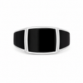 Anillo Turco Ónix Cuadrado