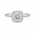 Anillo Solitario Cushion