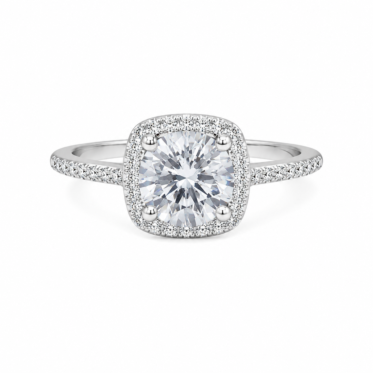 Anillo Solitario Cushion