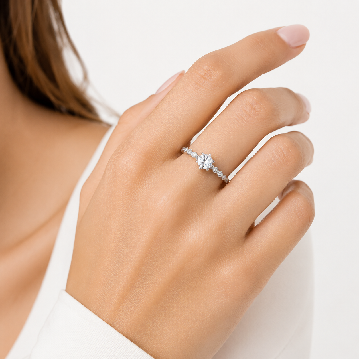 Anillo Solitario Vintage