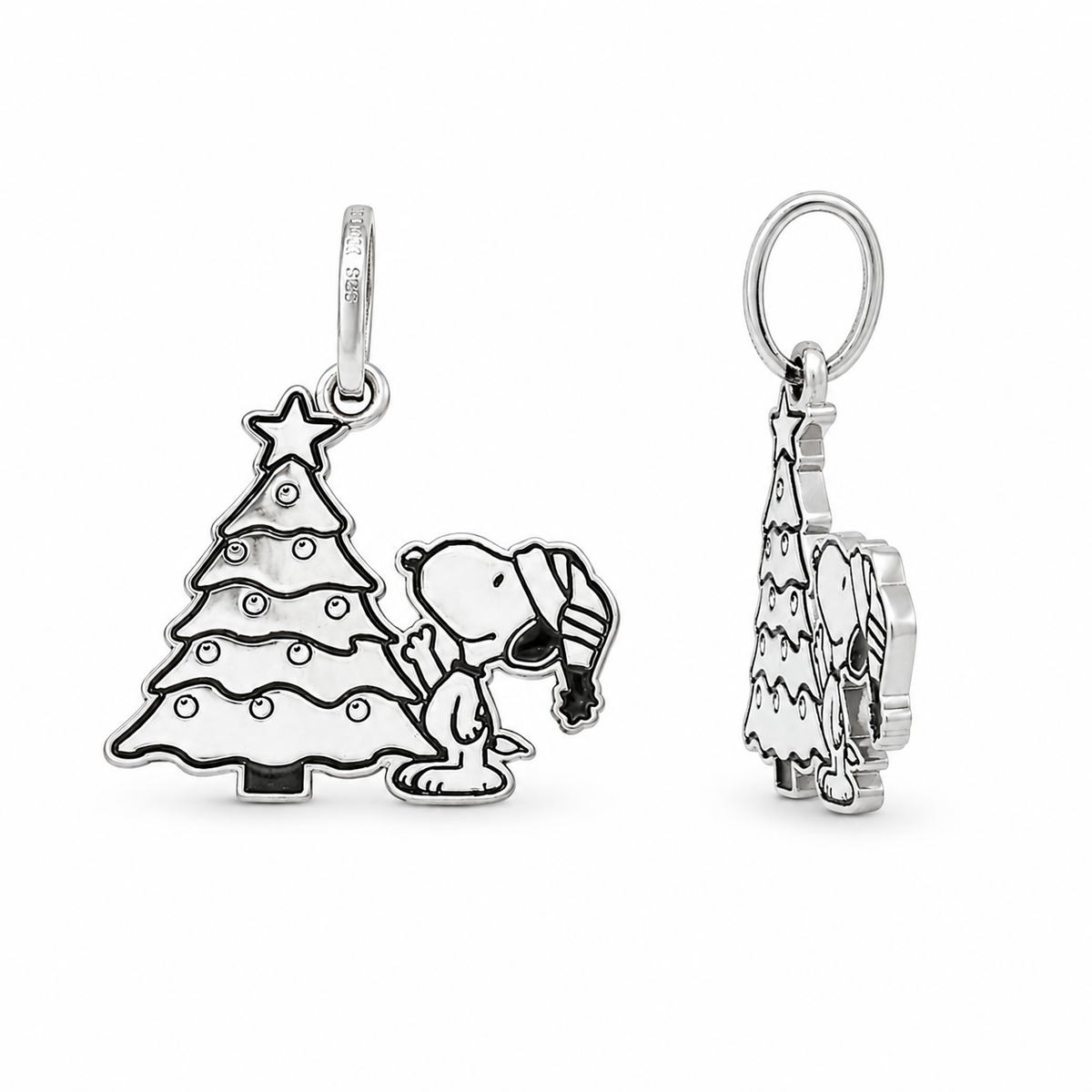 Dije Snoopy Árbol de Navidad