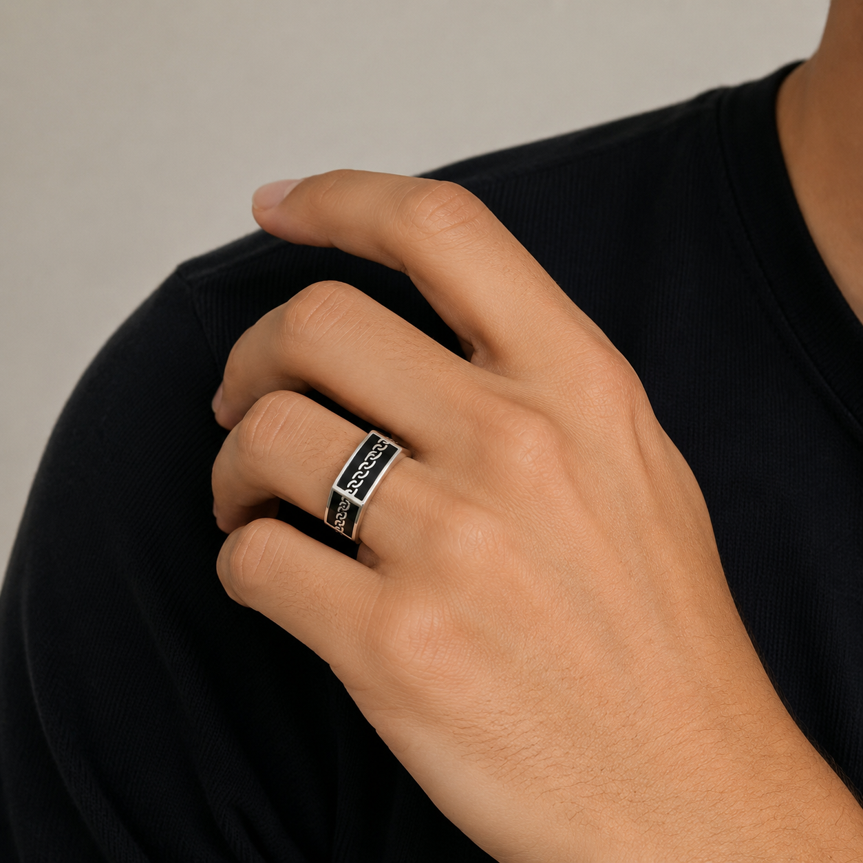 Anillo Turco Rectangular Clásico