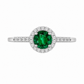 Anillo Esmeralda Halo