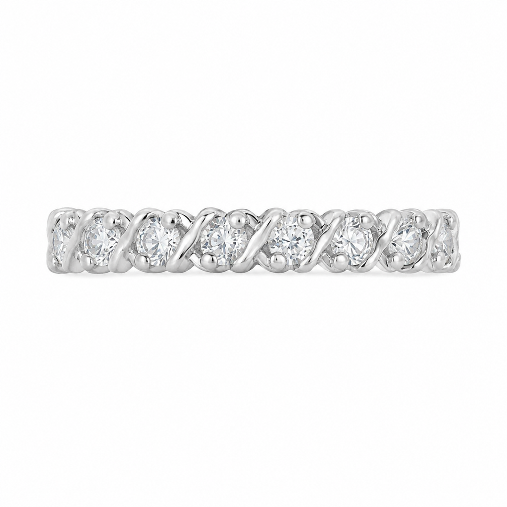 Anillo Eternity Oval