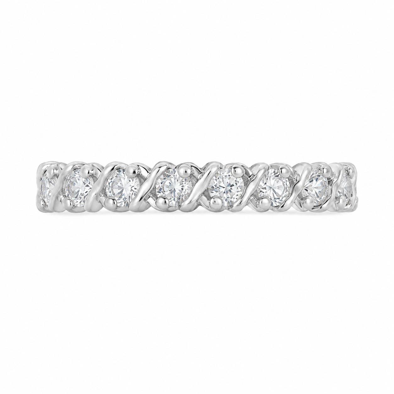 Anillo Eternity Oval