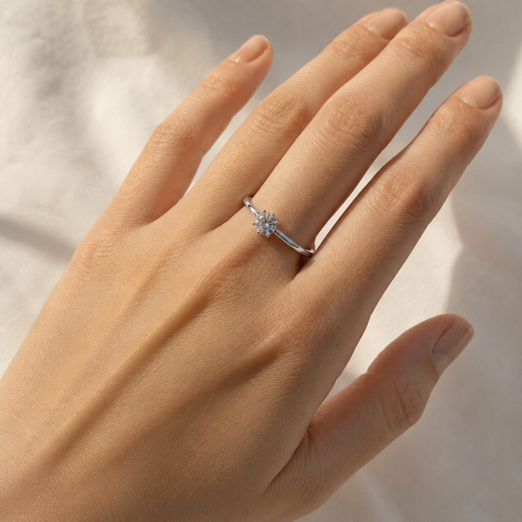 Anillo Solitario Elegance