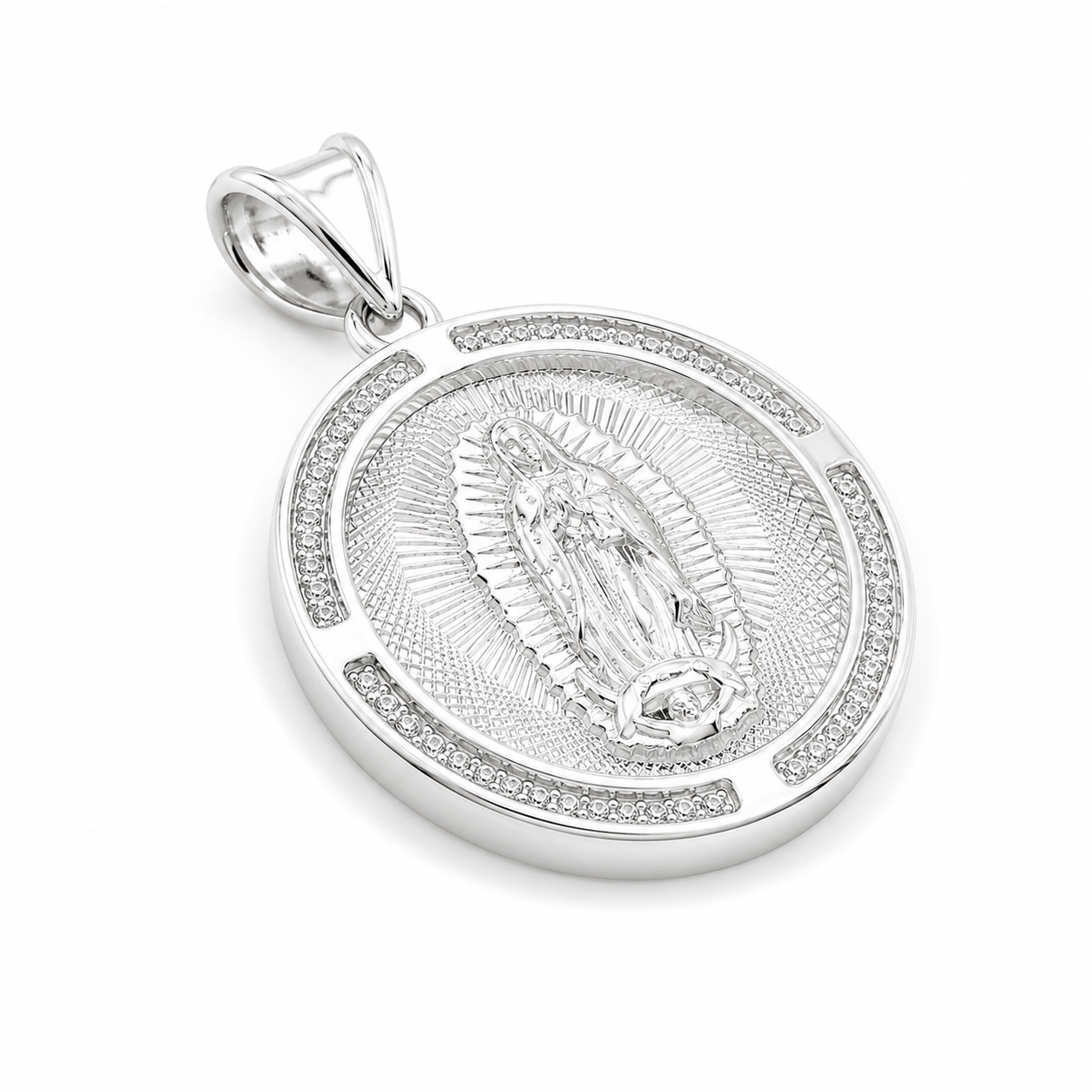 Medalla Virgen de Guadalupe Redonda Grande
