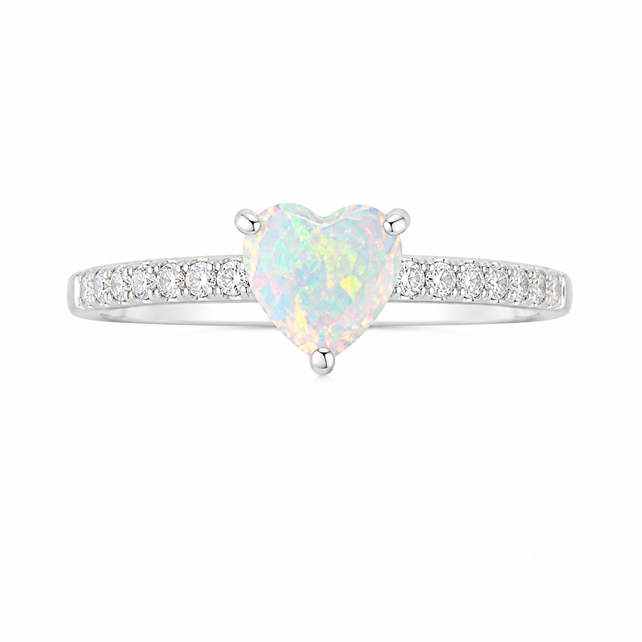 Anillo Corazón Ópalo