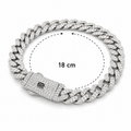 Pulsera Mónaco Micro Pavé 8 mm