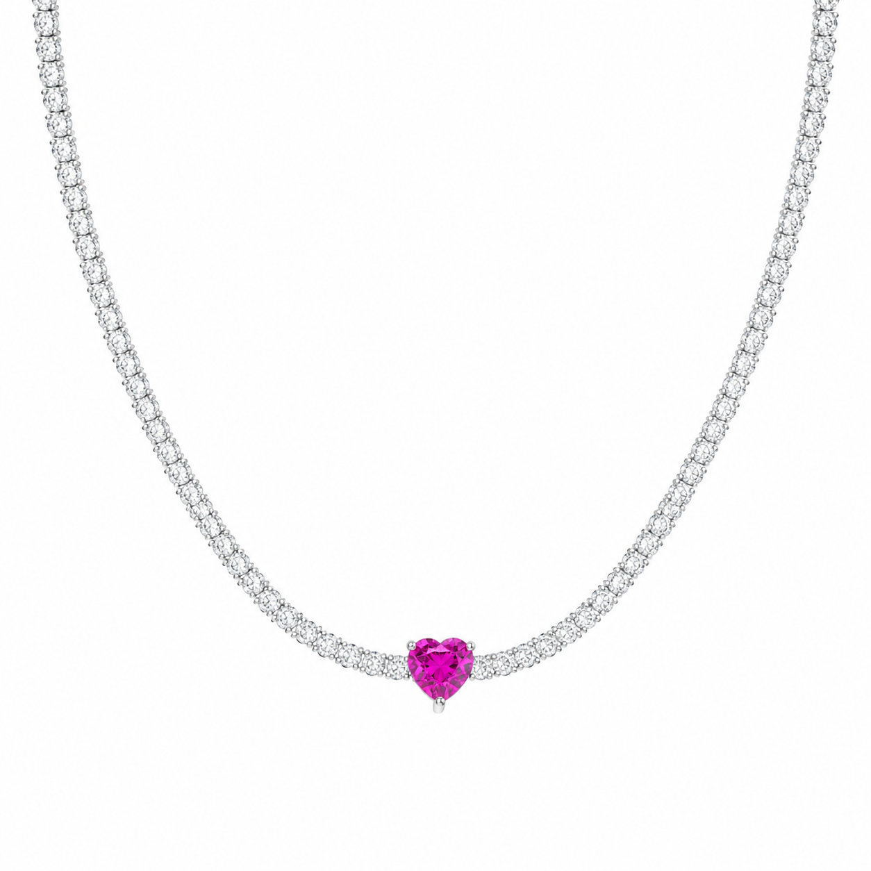 Gargantilla Corazón Rubí