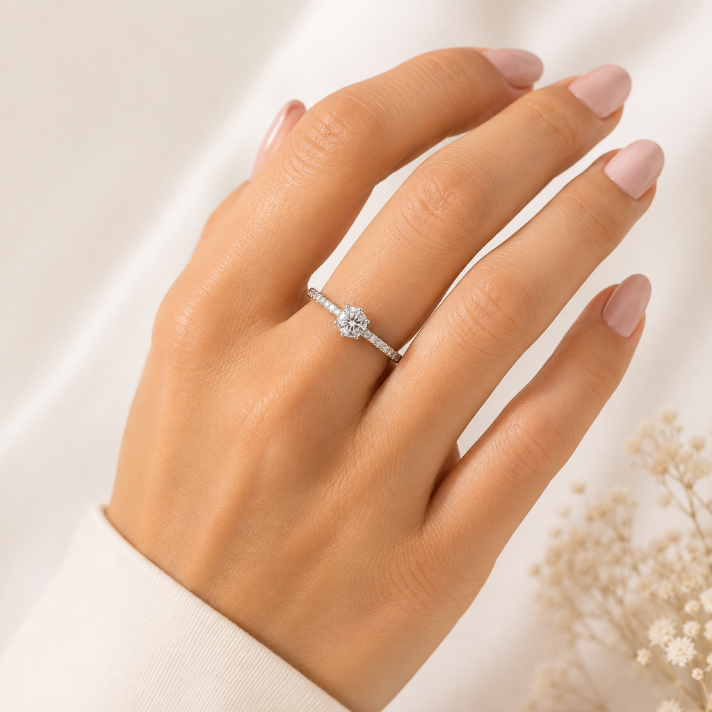 Anillo Solitario Classic