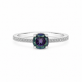 Anillo Solitario Aurora