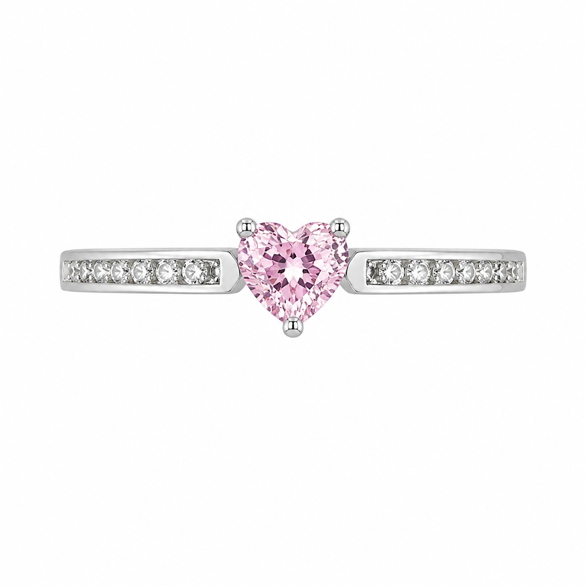Anillo Corazón Rosa
