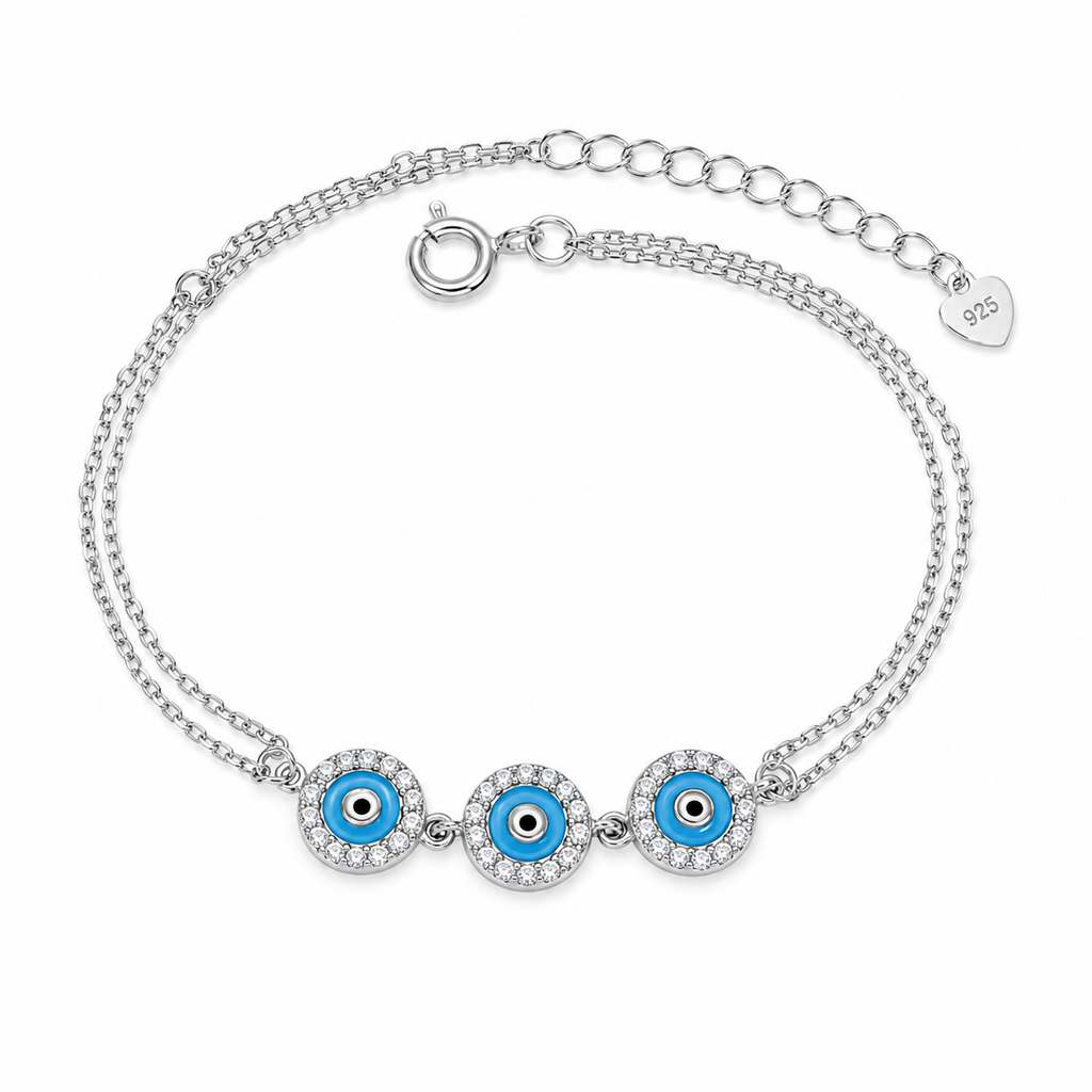 Pulsera Ojo Turco Triple