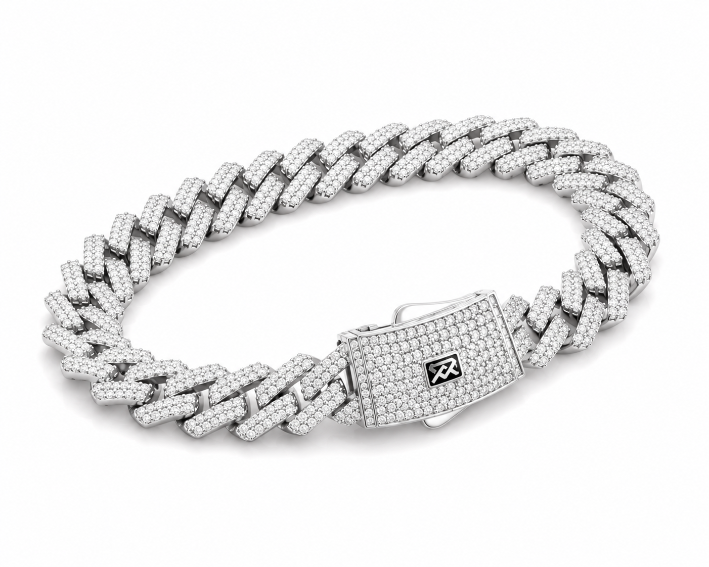 Pulsera Mónaco Ice White