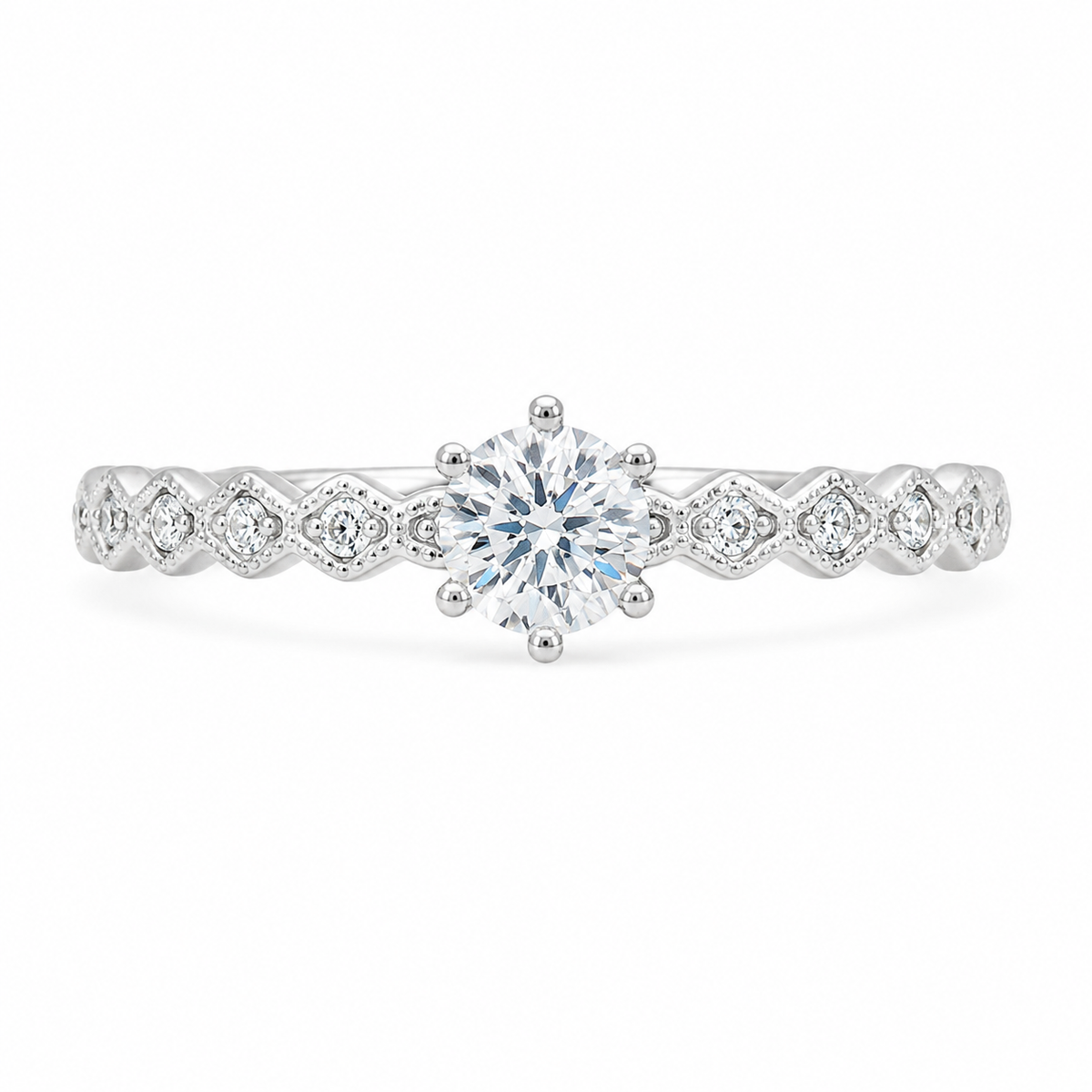 Anillo Solitario Vintage
