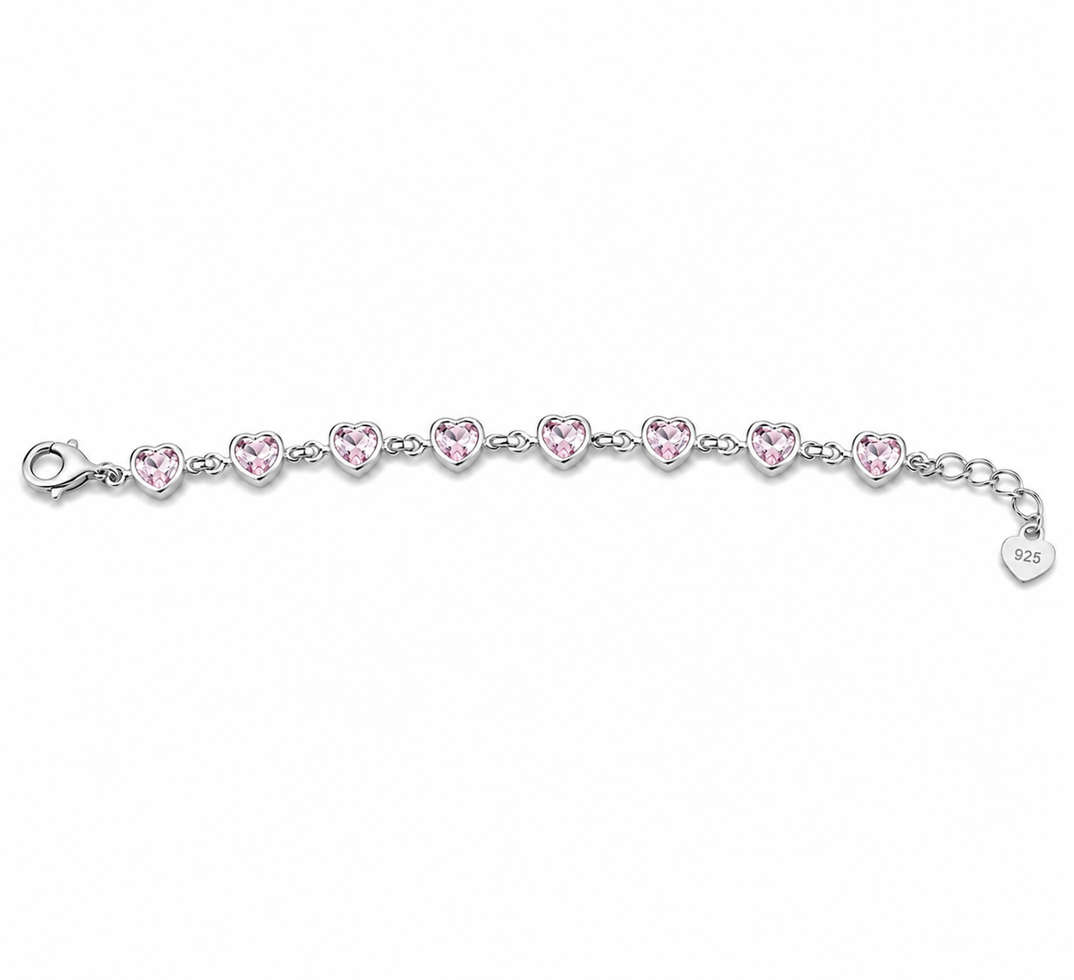 Pulsera Corazón Cristal