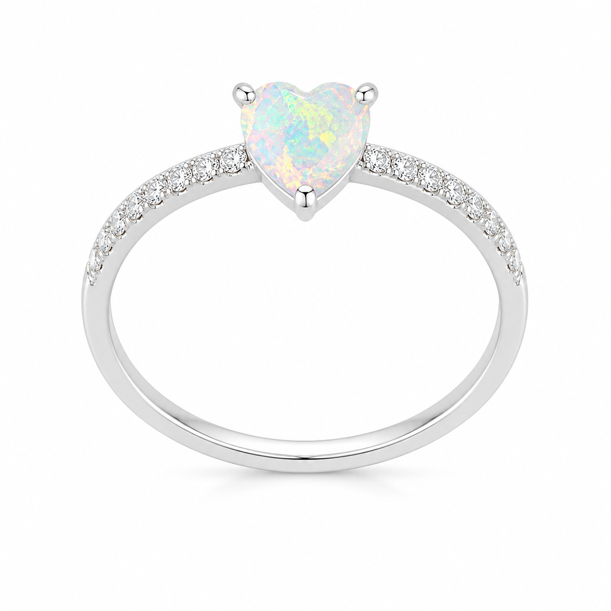 Anillo Corazón Ópalo