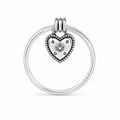 Anillo Corazón Colgante