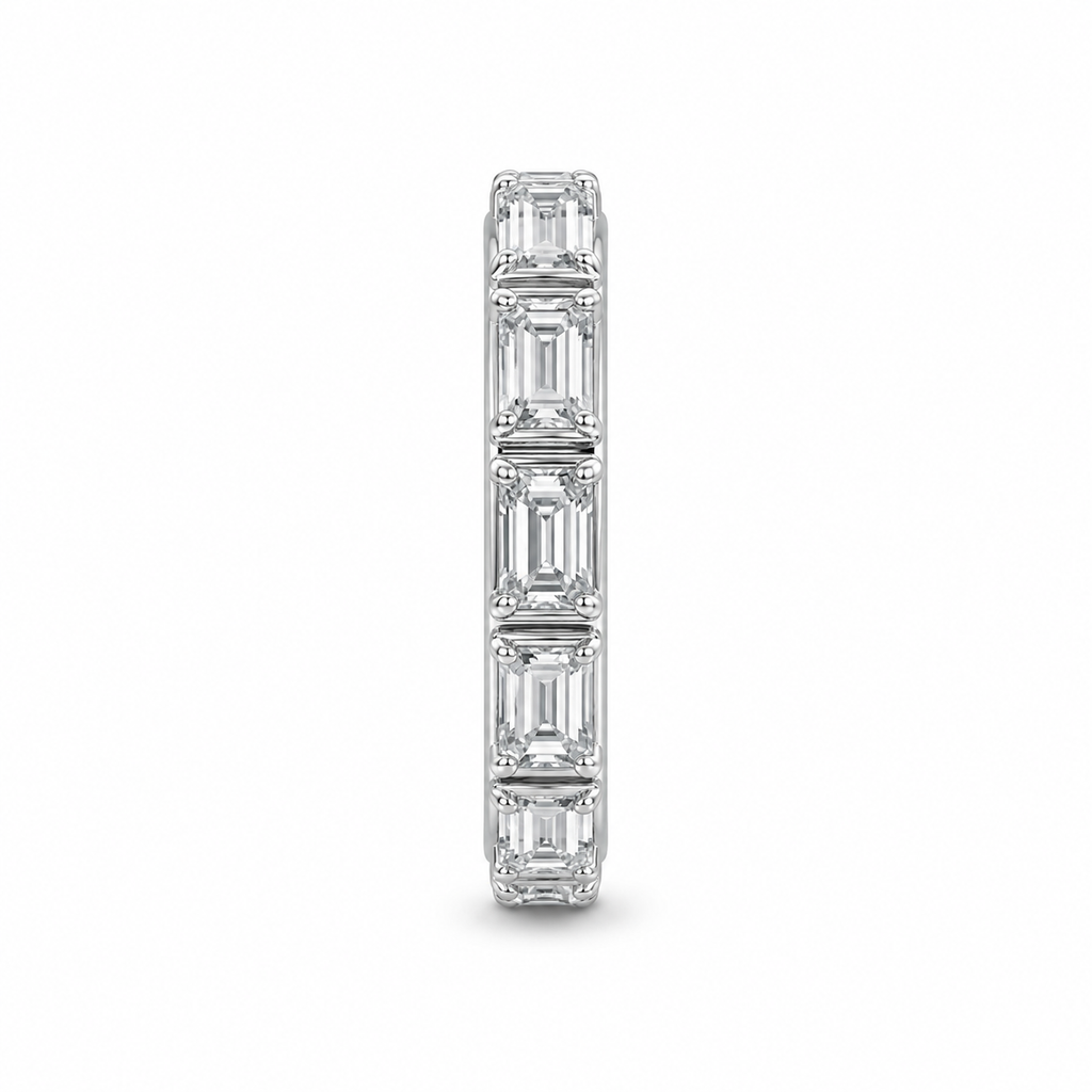 Anillo Eternity Esmeralda