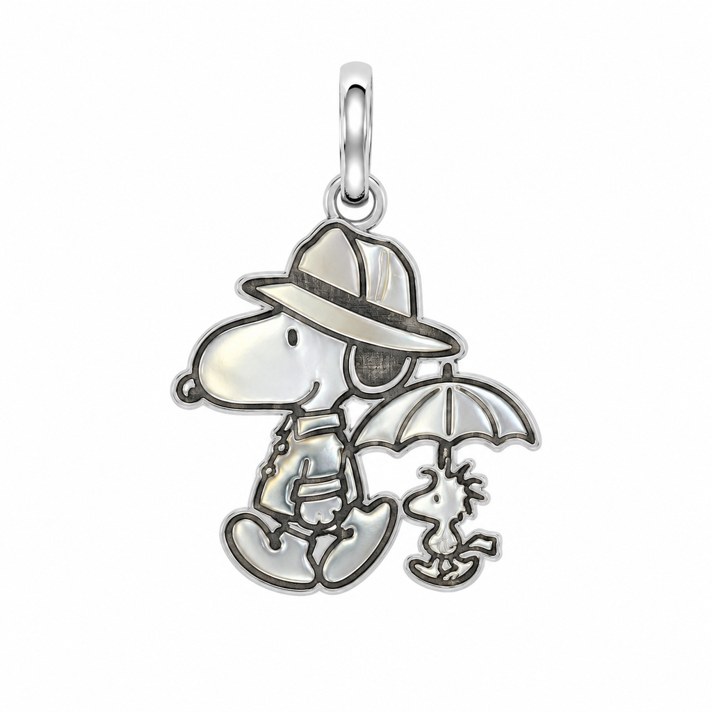 Dije Snoopy con Paraguas