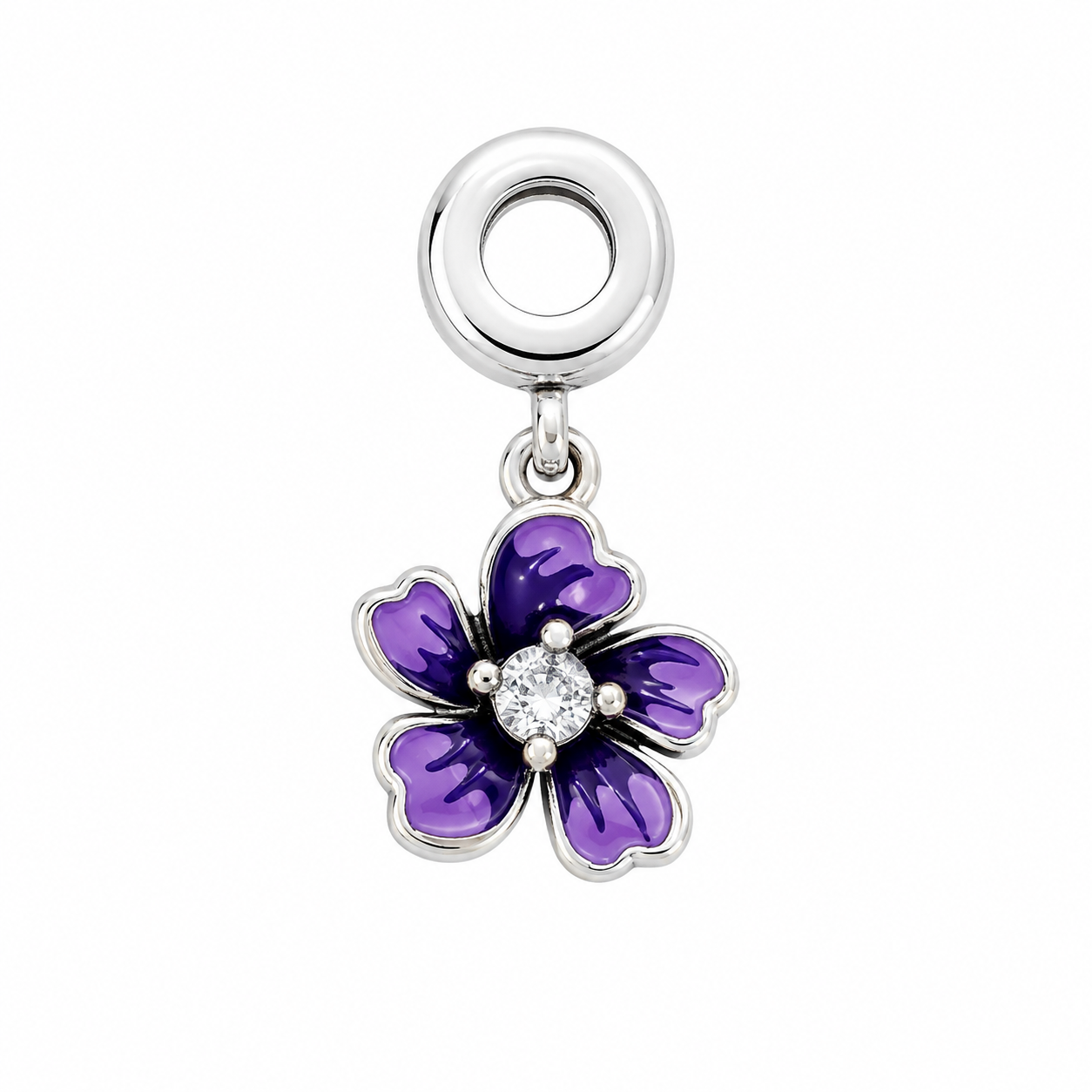 Charm Flor Morada