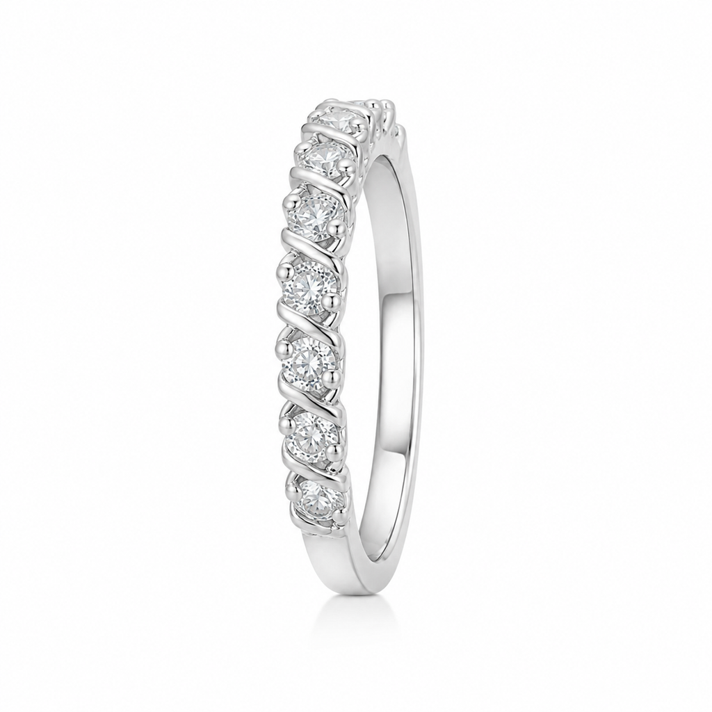 Anillo Eternity Oval
