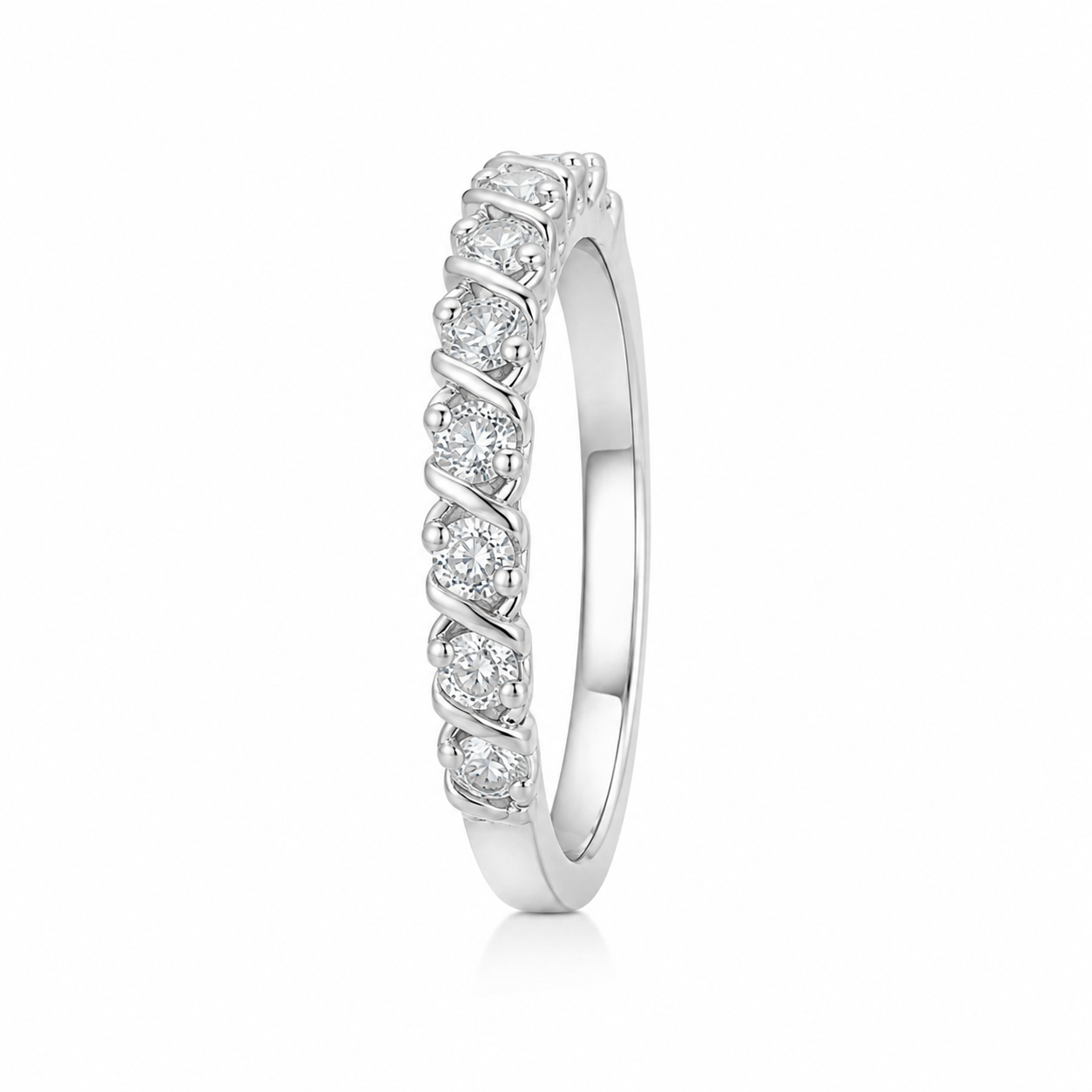 Anillo Eternity Oval