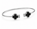 Brazalete Trébol Negro