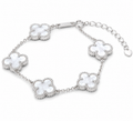 Pulsera Van Cleef Nácar Blanco