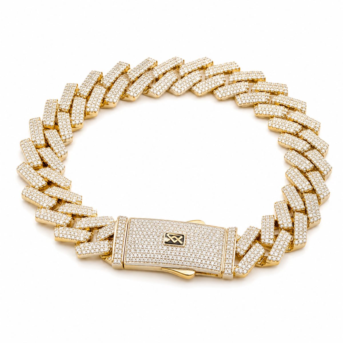 Pulsera Mónaco Oro 7 mm
