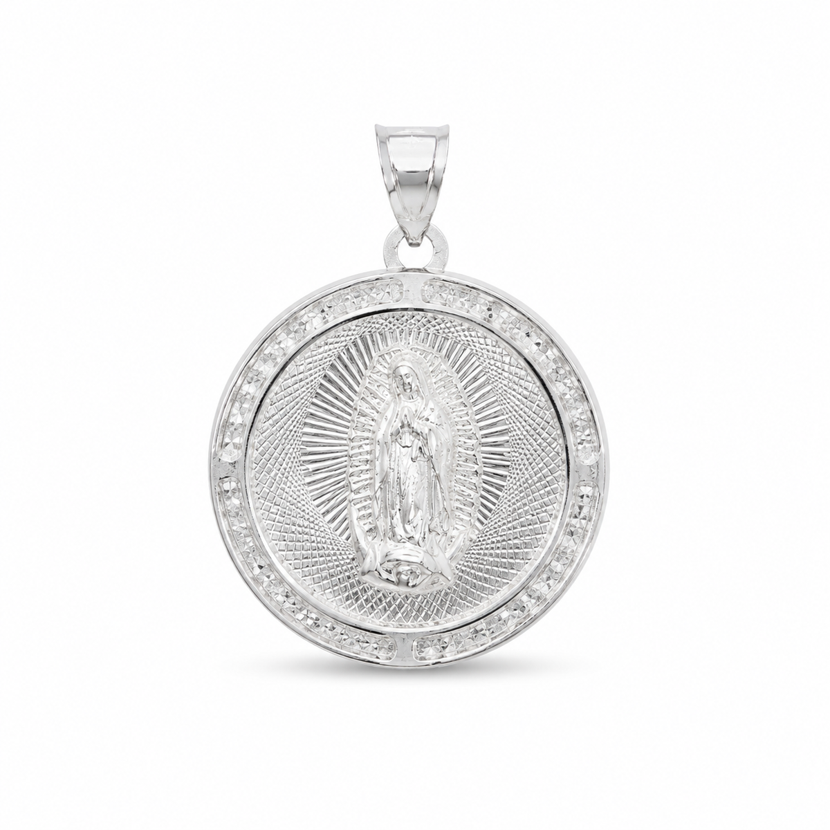 Medalla Redonda Virgen de Guadalupe