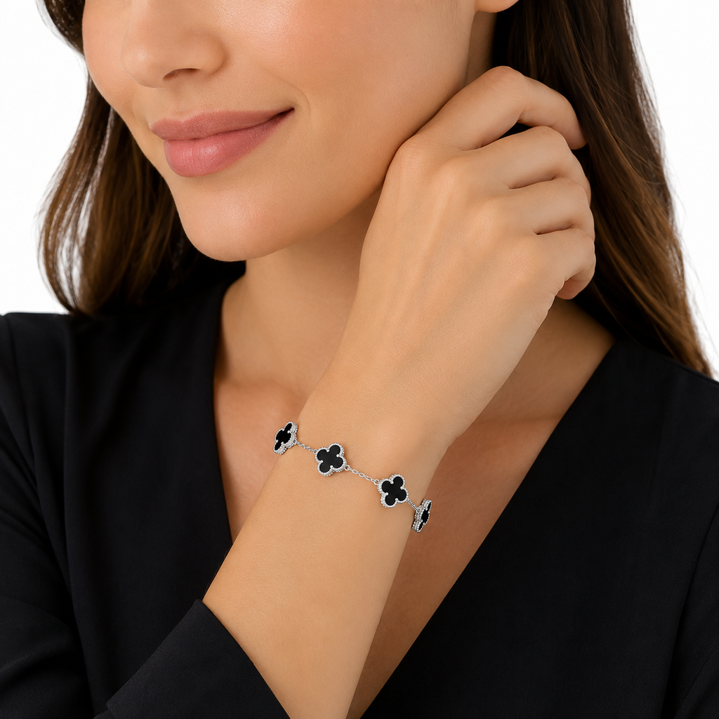 Pulsera Van Cleef Ónix Negro