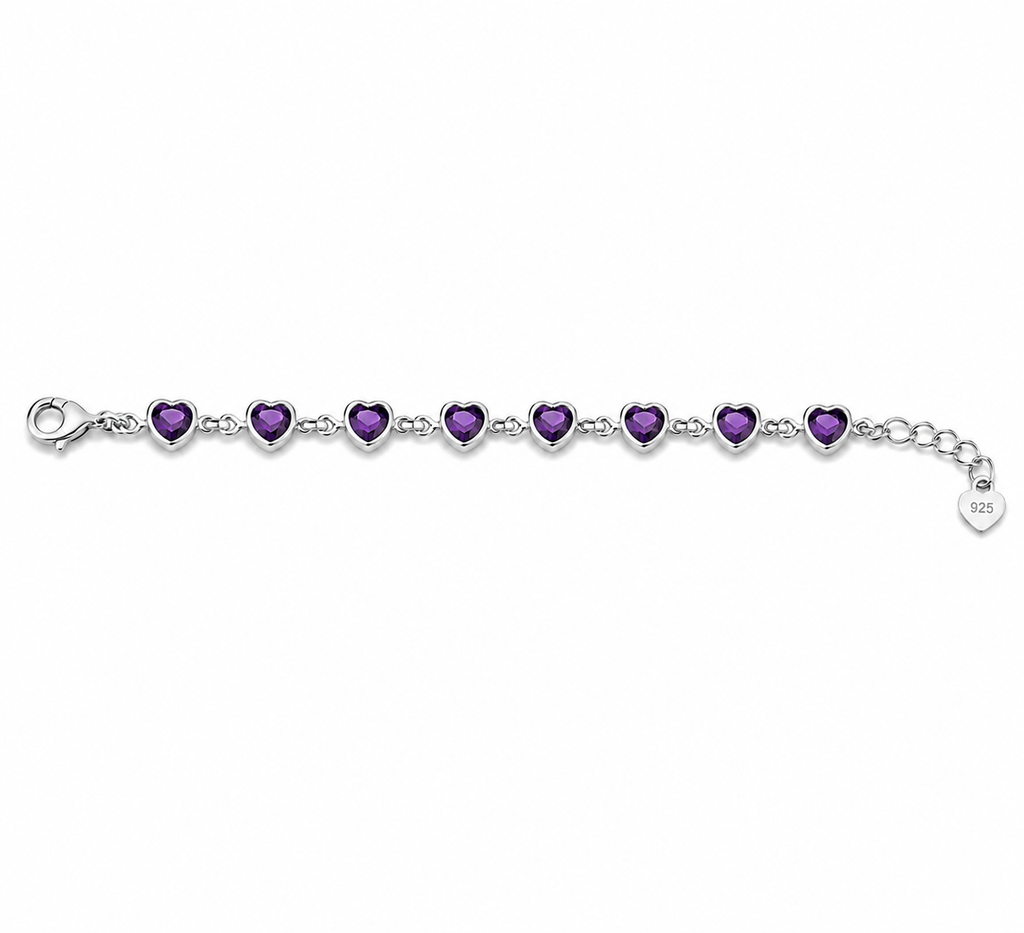 Pulsera Corazón Cristal