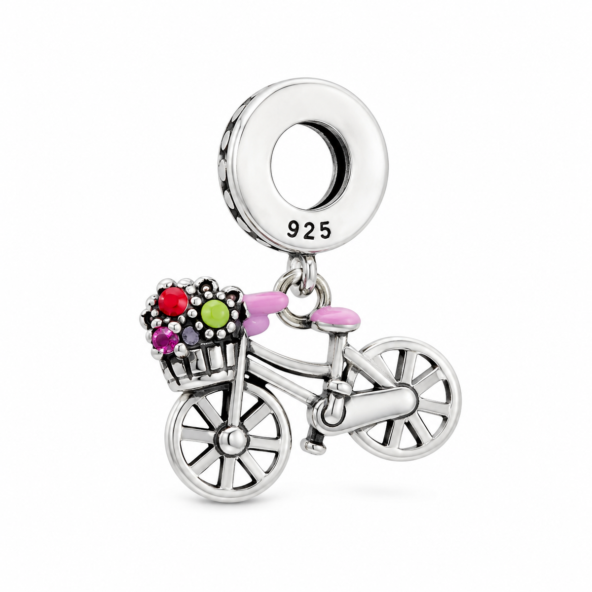 Charm Bicicleta Floral