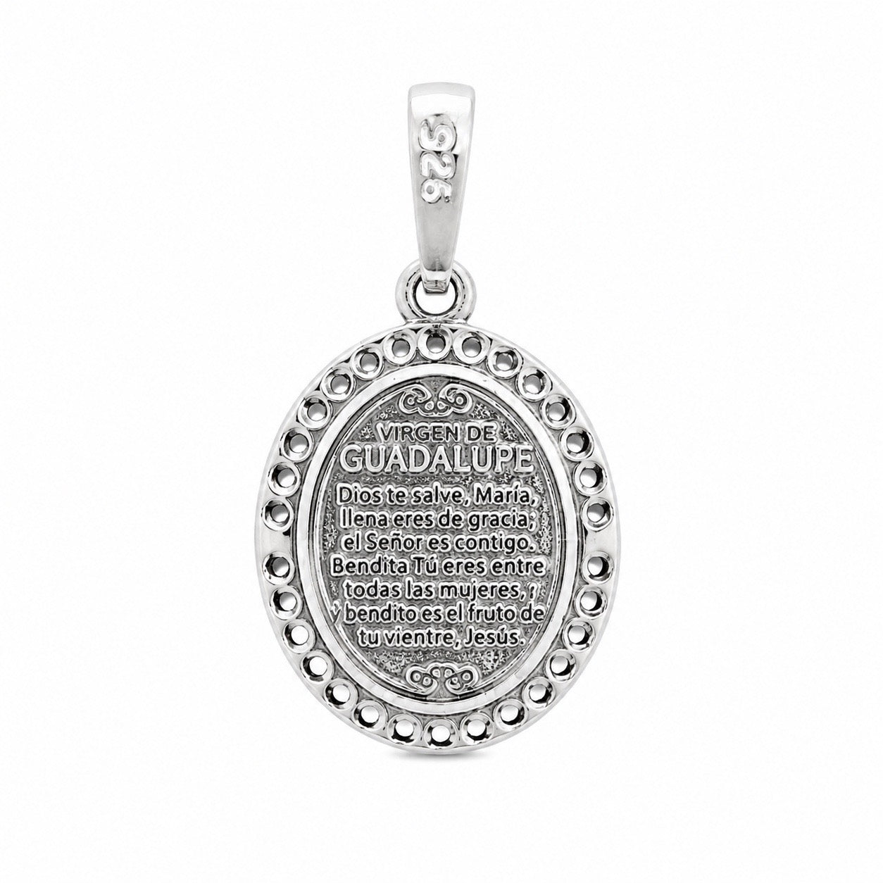 Medalla Virgen de Guadalupe con Oración