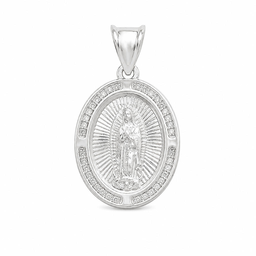 Medalla Virgen de Guadalupe Oval Chica