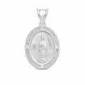 Medalla Virgen de Guadalupe Oval Chica